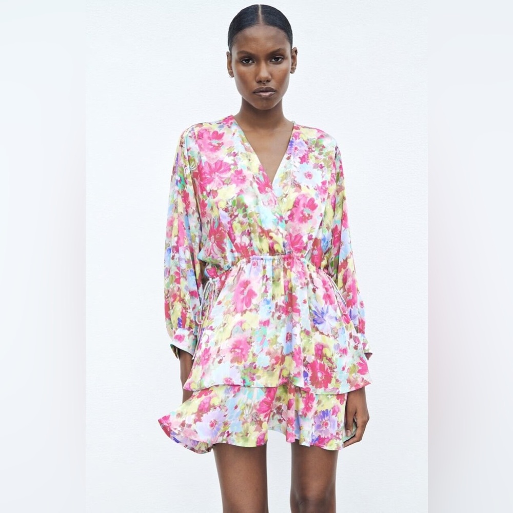 Zara floral dress